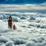 Колокольня в облаках, Испания….
