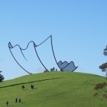 Скульптура в Новой Зеландии, выглядящая как нарисованная……..