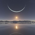 Восход солнца на Северном полюсе…