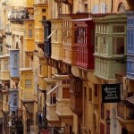 Цветные балконы столицы Мальты — Валлетты…