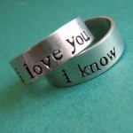 Кольца для пары: «Я тебя люблю — Я в курсе»…