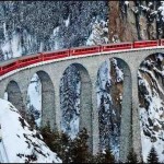 Железная дорога в Швейцарии…