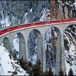 Железная дорога в Швейцарии…