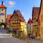 Сказочный городок Ротенбург-об-дер-Таубер в Германии….