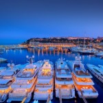 Яхты в бухте Монте-Карло, Монако…