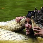 Единственный случай в мире.Дружба человека и крокодила.(фото+видео)…