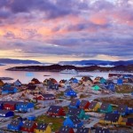 Вид на г. Илулиссат, Гренландия…