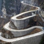Горная дорога в Китае….