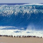 На Гавайах, такие громадные волны, прозваны как «гавайские………