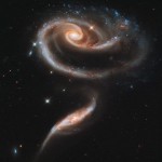 Галактическая роза — это снимок 2-х галактик, искажённый таким образом, чтобы показать момент, когда…
