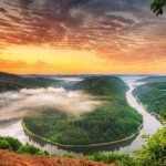 Знаменитый красивейший речной изгиб в Германии. Сааршляйфе- это излучина реки Саар в нескольких кило…