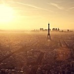 Золотой закат в Париже. Фото сделано с Башни Монпарнас….