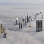 Вид с самого высокого небоскреба в мире «Бурж Халифа», Дубаи…….