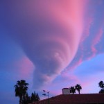 Лентикулярная облачность, Калифорния, США….