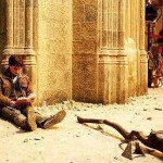Гарри Поттер на съемках «Гарри Поттера» читает «Гарри Поттера»……