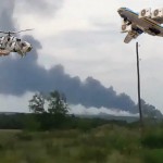Военно Воздушные Силы Украины осматривают место падения Малайзийского боинга 777