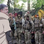 Третий хокаге Порошенко собирает деревню скрытой в листве на последний бой за соседнюю деревню Мариуполь