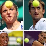 Лица теннисистов, когда мячик называет их пидорами